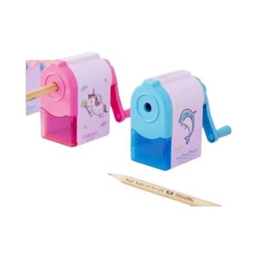 Imagem de Apontador De Lápis Mecânico Em Forma De Unicórnio E Golfinho, 1-2 Peça