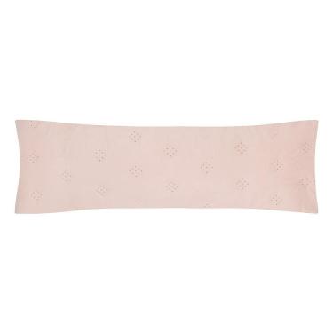 Imagem de Porta Travesseiro Body Pillow Altenburg Toque Acetinado Ultrawave Anarruga Rosa