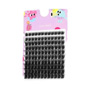 Imagem de Cílios Postiços Fluffy Thick 8D DIY, Estilos Mistos, Extensões De Cíli