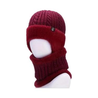 Imagem de Gorro De Inverno Quente Tricotado Para Mulheres E Homens, Proteção Par