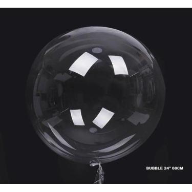 Imagem de Balão Bubble Transparente 24 Polegadas  60 Cm Decorações 3un - CampFes