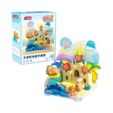 Imagem de Brinquedo De Montar DIY Capivara Kawaii, Modelo De Desenho Animado Div