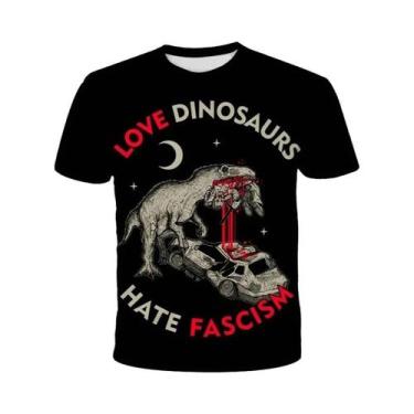 Imagem de Camiseta 3D De Dinossauro Jurássico Para Meninos, Moda Clássica Americ