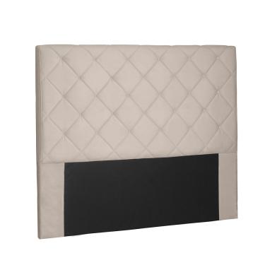 Imagem de Cabeceira Tania Para Cama Box Casal 140 cm Suede Bege - D'Rossi