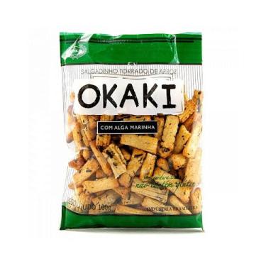 Imagem de Salgadinho De Arroz Torrado Com Alga Marinha Okaki 100g