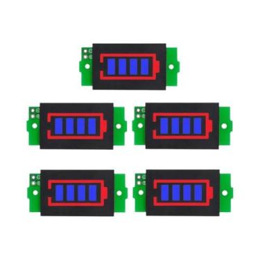 Imagem de Módulo Indicador De Capacidade De Bateria De Lítio Verde Azul Para ESP