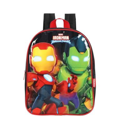 Imagem de Mochila Costas Homem De Ferro E Hulk Creche Marvel Escolar Infantil Luxcel-Masculino
