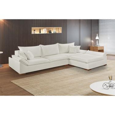 Imagem de Sofá Martins M-201 Boucle Canto Invertido Estofados Martins Boucle Branco