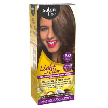Imagem de Tonalizante Light Color 60 Louro Escuro Salon Line