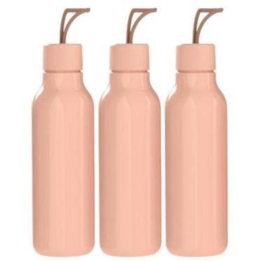 Imagem de Kit 3 Garrafinhas De Água Squeeze 700ml Bpa Free Escritório - Martipla