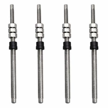 Imagem de Kit 4 parafuso estrutura painel solar telha fibro madeira - METAL PART