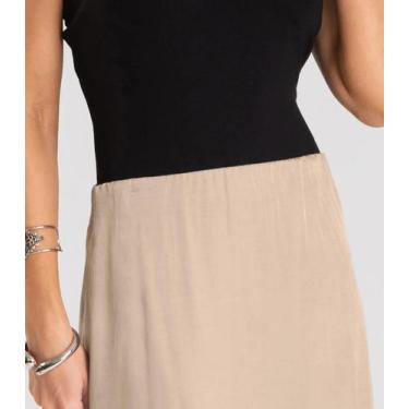 Imagem de Saia Midi Acetinada Dianna Rosa, PP, Rosa