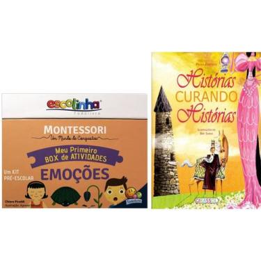 Imagem de Kit de livros infantis: meu primeiro box de atividades : emoções + his