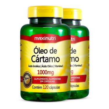 Imagem de Kit 2 óleo De Cártamo 1000mg Maxinutri 120 Cápsulas