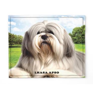 Imagem de Manta, Cobertor Fleece Estampado Para Pet, Ilhasa Apso Mod 1 - fantasi