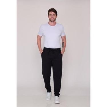 Imagem de Calça Masculina Moletom 7927 Preto Moletom-Masculino