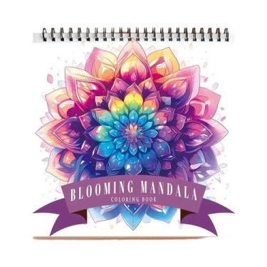 Imagem de Livro De Colorir Para Adultos 30 Folhas 8.3x8.3 Polegadas Papel Grosso