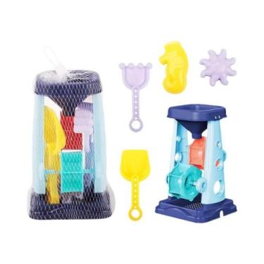 Imagem de Conjunto De Brinquedos De Praia Para Crianças: Roda De Areia, Balde, P