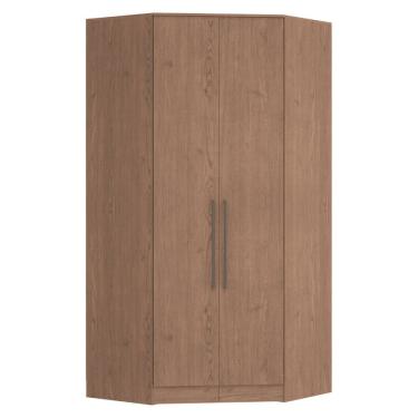 Imagem de Guarda-roupa Canto Closet com 2 Portas e 2 Gavetas Mdf Requinte+ Macadânia
