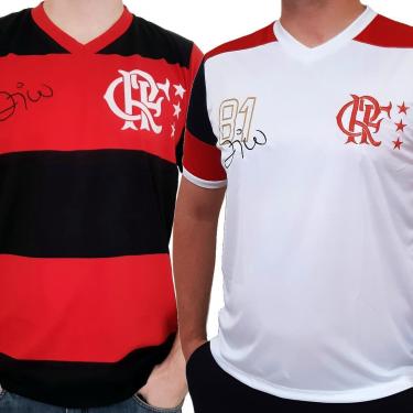 Imagem de Kit 2 Camisas Flamengo Zico Libertadores E Mundial 1981-Masculino