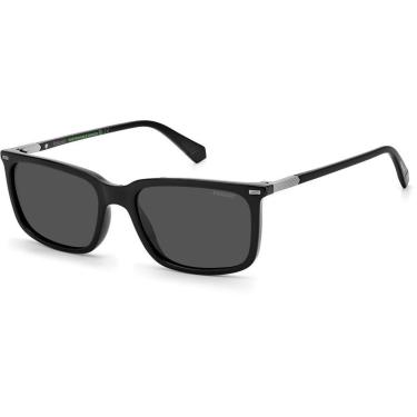 Imagem de Óculos de Sol Polaroid 2117 S 807 55M9 Preto Masculino - Preto - Masculino - Único-Masc...