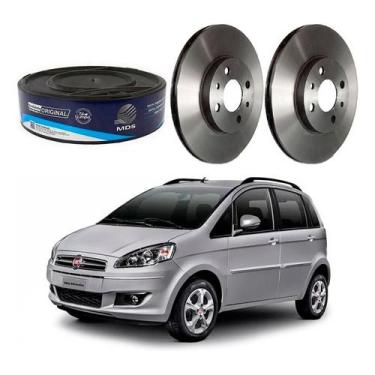 Imagem de Disco Freio Dianteiro Fiat Idea 1.6 1.8 16v 2011 A 2016 - MDS