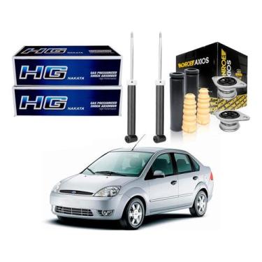 Imagem de Kit Amortecedor Traseiro Fiesta Sedan 1.0 1.6 2003 A 2006 - Nakata