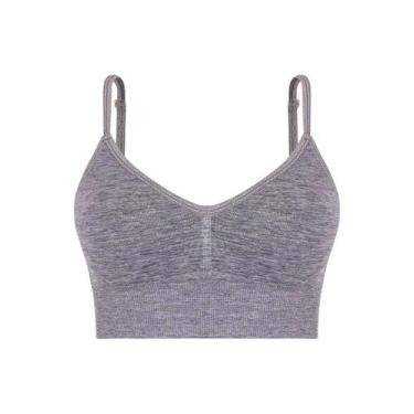 Imagem de Top Alças Finas Trifil C04274 Feminino Bojo Removível Sem Costura Micr