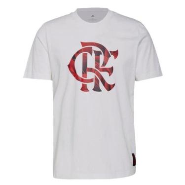 Imagem de CAMISETA MASCULINA ADIDAS FLAMENGO STREET GR4291 OFF WHITE-Masculino