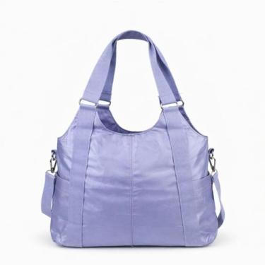 Imagem de Bolsa Feminina Grande Nylon Impermeável Bolsa Ombro Transversal Multi 