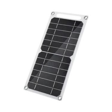 Imagem de Kit De Painel Solar Portátil Flexível 5V USB Tipo-C, Sistema Mini Leve