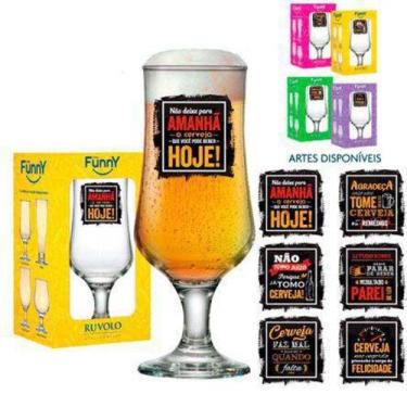 Imagem de Taça De Vidro Linha Funny Barcelona 400Ml - Ruvolo