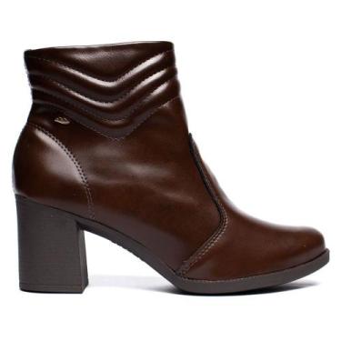Imagem de Bota Feminina Dakota Cano Curto Marrom, Marrom, 37