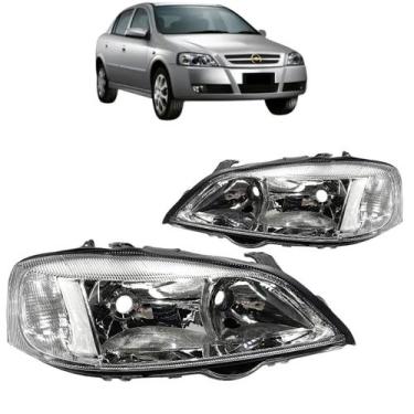Imagem de Farol chevrolet astra 1999 2000 2001 2002 cromado direito - AUTOMOTIVE