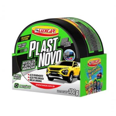 Imagem de Renovador de Plásticos e Borrachas para Interior e Exterior Automotivo 100g Proteção Contra Raios UV Luxcar