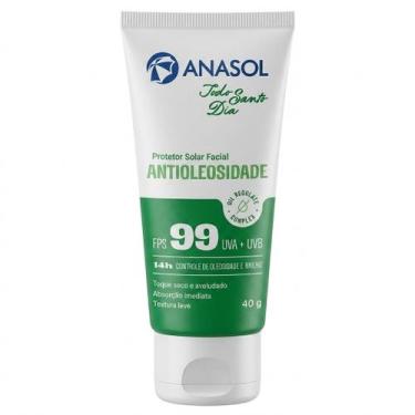 Imagem de Protetor Solar Facial Anasol FPS 99 Toque Seco Antioleosidade