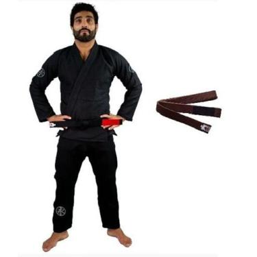 Imagem de Kimono Ultra Light 2.2 Jiu Jitsu Preto Com Faixa a Escolher  Keiko, Ma