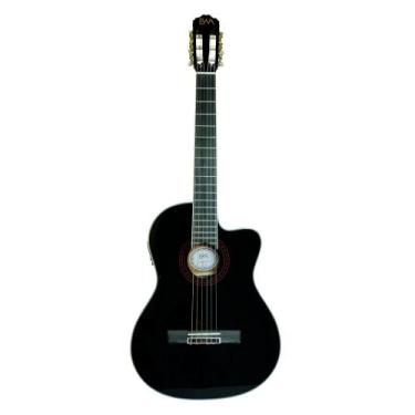 Imagem de Violão 6 Cordas de Nylon Com Cutaway ANA FTCE BK - EWA