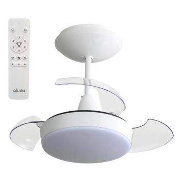 Imagem de Ventilador De Teto Aliseu Retrátil Pro Branco - Diâmetro aberto 56.4