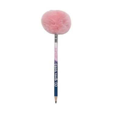 Imagem de Bruna Tavares Lápis HB Pompom LeoArte - Unidade, Rosa