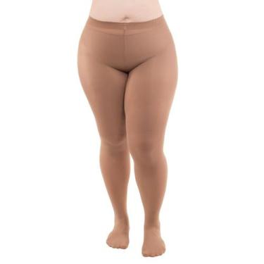 Imagem de Meia Calça Fio 80 Fina Plus Size Loba Lupo 05852-001, Pó de arroz, XXG