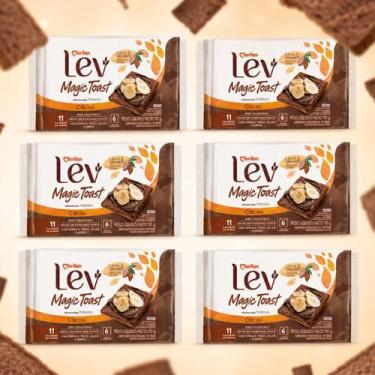 Imagem de torrada lev magic toast 110g cacau marilan Kit 6 Unidades