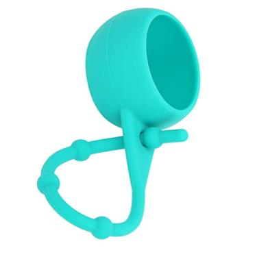 Imagem de Shanrya Suporte de bola de golfe de silicone, suporte de bola de golfe macio para prática de golfe (azul)