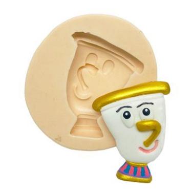 Imagem de Molde De Silicone Xícara, Bela E A Fera