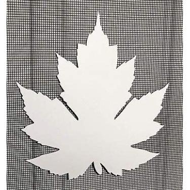 Imagem de DCentral Ímãs de tela flexíveis de folha de bordo frente e verso. Segurança branca mais fácil de ver dia e noite. Decorativo. Ajuda a parar de entrar em telas, cobre pequenas lágrimas em telas tamanho 12,18 cm x 13 cm