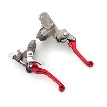 Imagem de NICEDOLL Alavancas de embreagem do cilindro mestre do freio Dirt Bike para CR80/85R CR125R/250R CRF150R CRF125F/150F/230F/250F CRF250/450X CRF250/450R CRF250/450RX CRF150L/250L/250L/250L/250L/450L CR455F300L