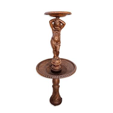 Imagem de Chafariz Boneco 2 Bacias Base 160cm Ferro Fundido