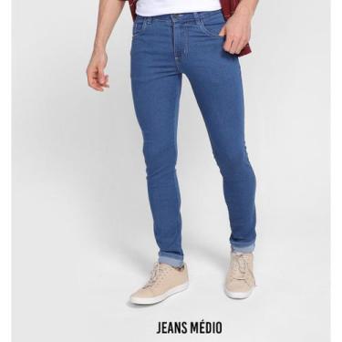 Imagem de Calça Jeans Masculina Skinny Com Lycra Jeans Médio - Gryve