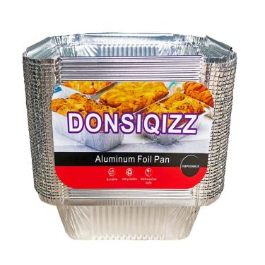 Imagem de DONSIQIZZ Pacote com 40 bandejas de gotejamento compatíveis com churrasqueiras Napoleão 62007 bandeja de graxa descartável, para grelha Rogue Series, substituição de folha de alumínio