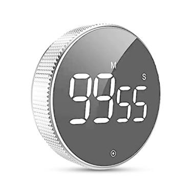 Imagem de XUSIJAKQ1 Temporizador Digital LED com Contagem Regressiva e Alarme de 3 Níveis de Volume